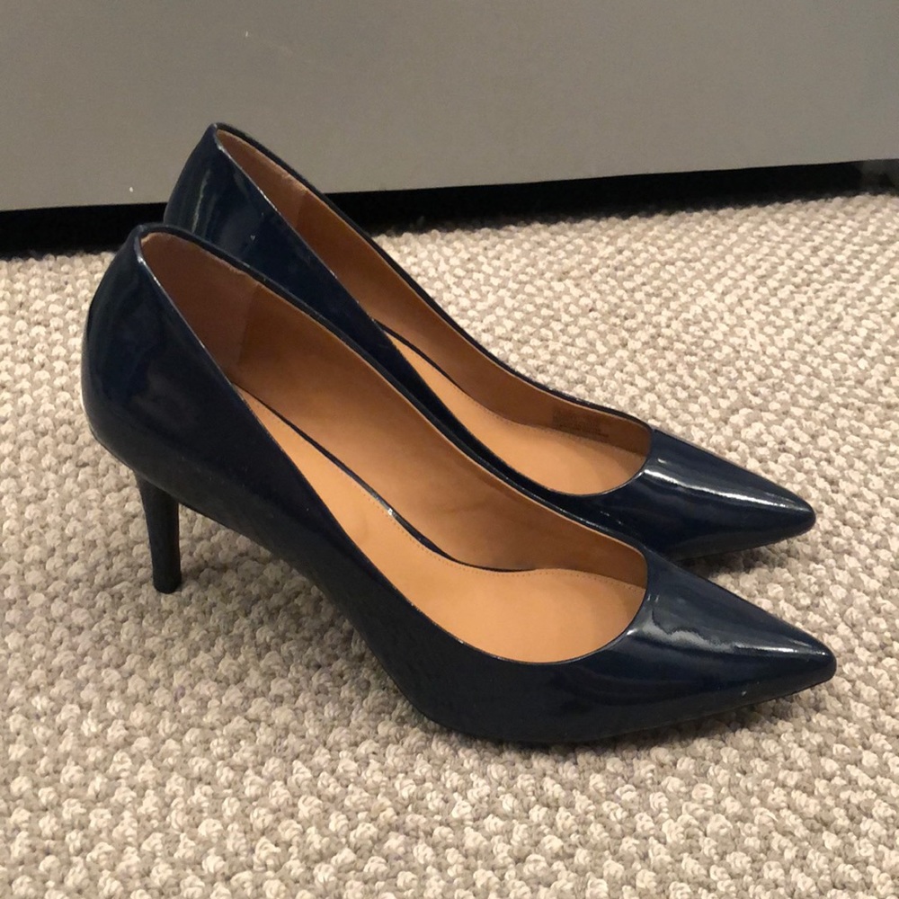 Navy blue Calvin Klein pumps